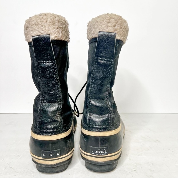 Sorel Yoot PAC 1964 Caribou Black Winter Snow Boots Insulated Waterproof Size 6 - Picture 5 of 7